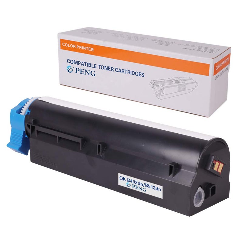 PENG Kuncheng Compatible for OKI OKIDATE B412 B432 Toner Cartridges Replacement for 45807105 412dn B432dn B512dn MB472dnw MB492dn MB562dnw Printers 7000 Pages 7K B(1-Pack Black) - Image 5